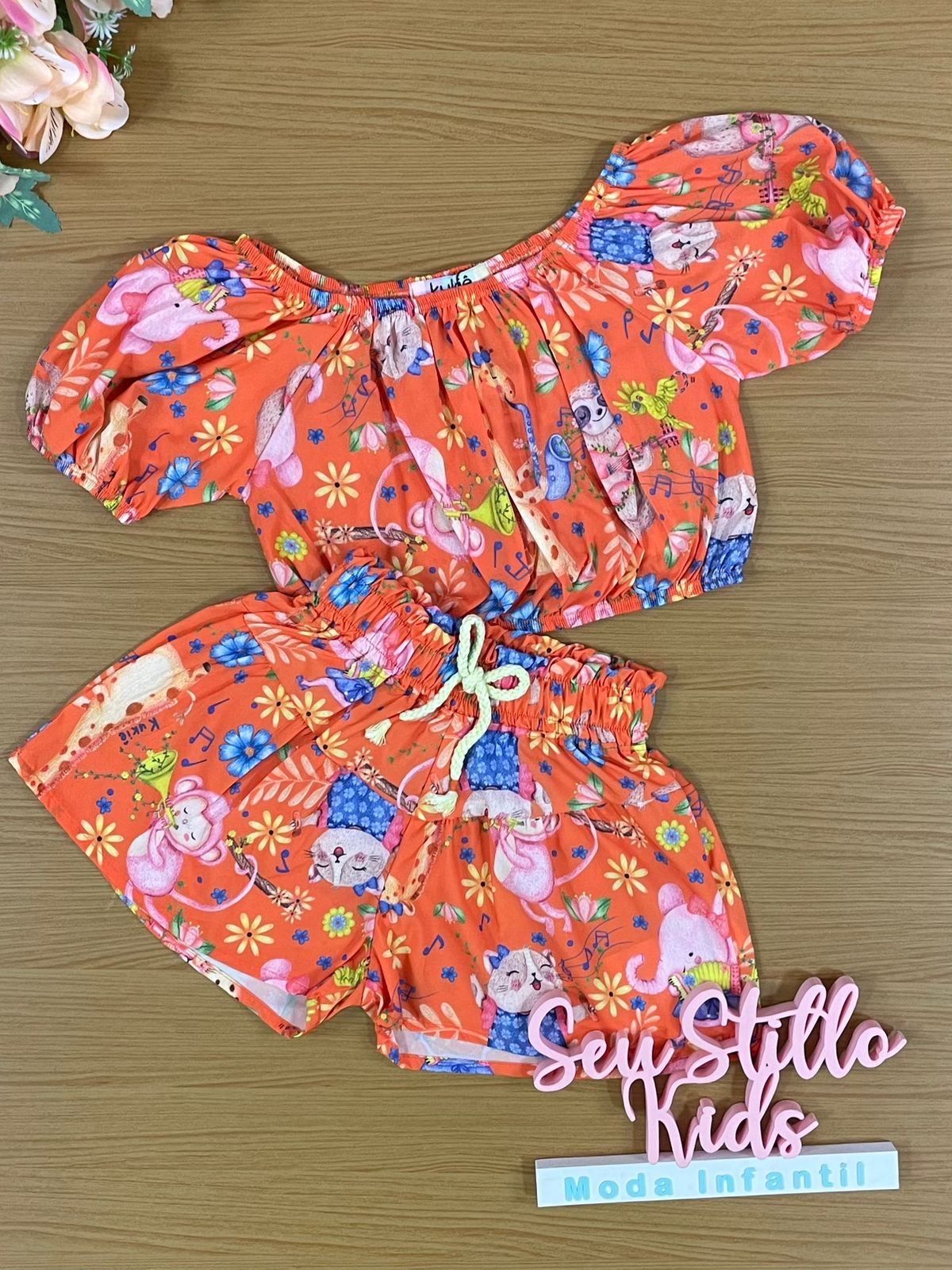 Conjunto Infantil Kukie Alecrim Verao Natureza Em Festa Conjunto Infantil Kukie Alecrim Verao Natureza Em Festa