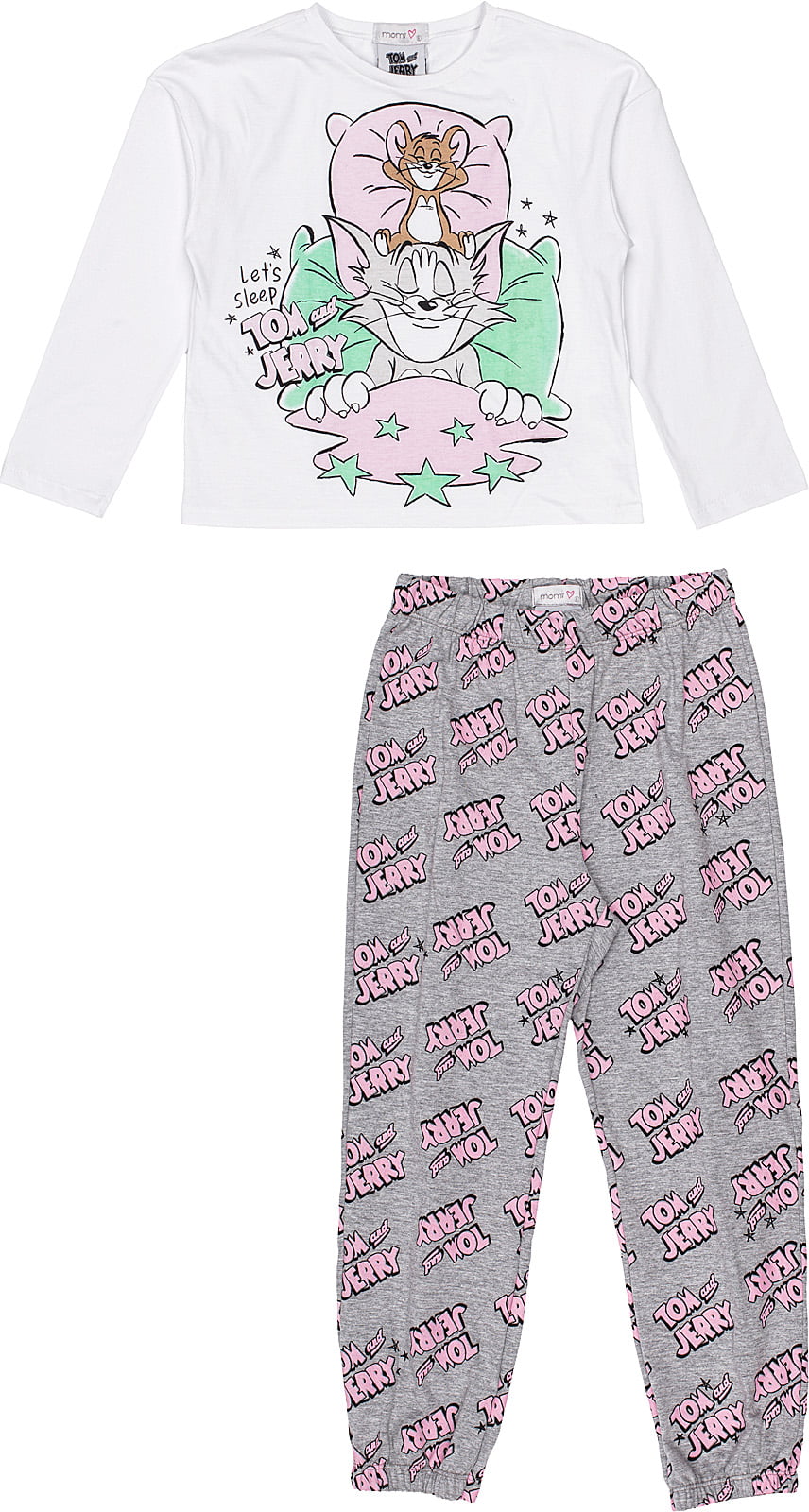 Pijama Momi Verão com Calça Tom and Jerry