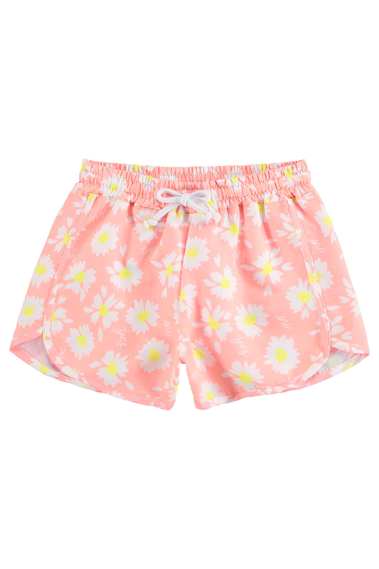 Shorts Infantil Lilimoon Coral Flor