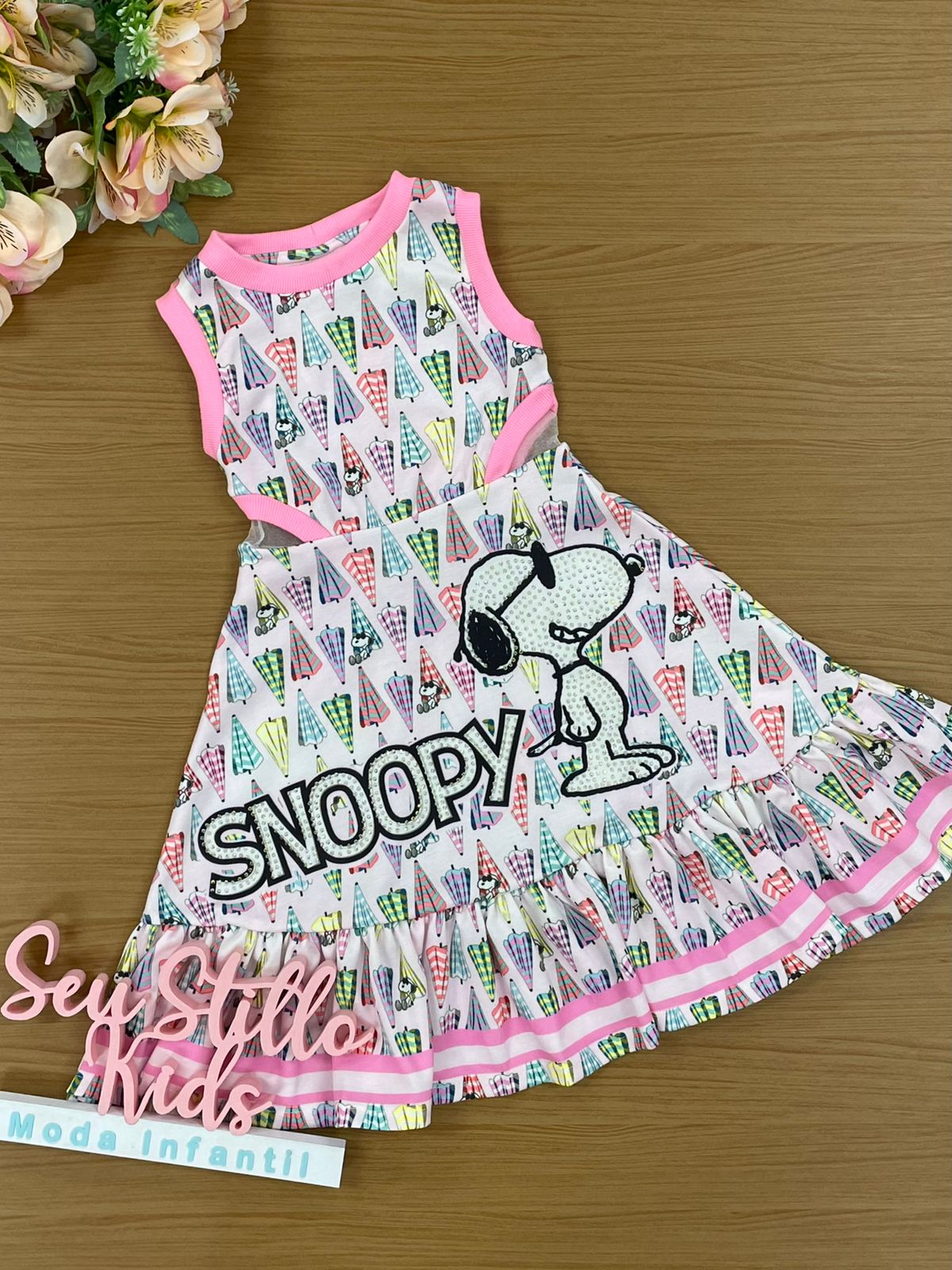Vestido Infantil Petit Cherie Ver o Snoopy Guarda Sol vestido-infantil-petit-cherie-ver-o-snoopy-guarda-sol