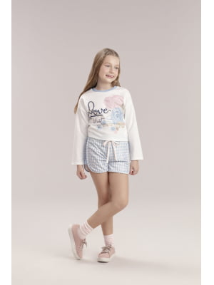 Conjunto Infantil Petit Cherie Inverno com Shorts Costura