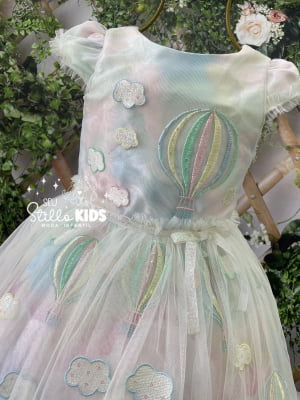 Vestido Festa Infantil Petit Cherie Balão Edição Exclusiva 