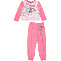 Pijama Momi Verão com Calça Rosa Tom and Jerry