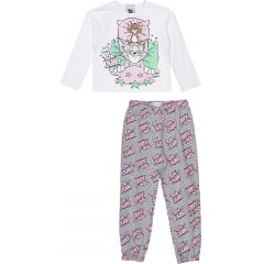 Pijama Momi Verão com Calça Tom and Jerry