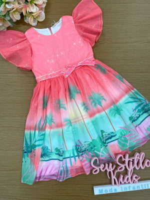 Vestido Festa Infantil Petit Cherie Summer Colors
